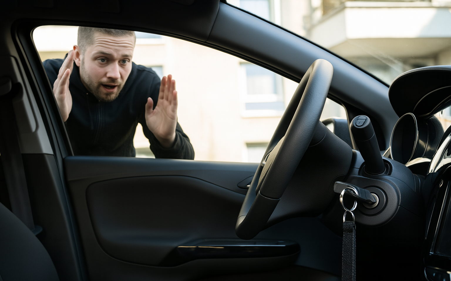 24/7 Emergency Auto Locksmith in Kirkland WA – Locksmith Of Kirkland Locksmith Of Kirkland technician unlocking a car during an emergency lockout