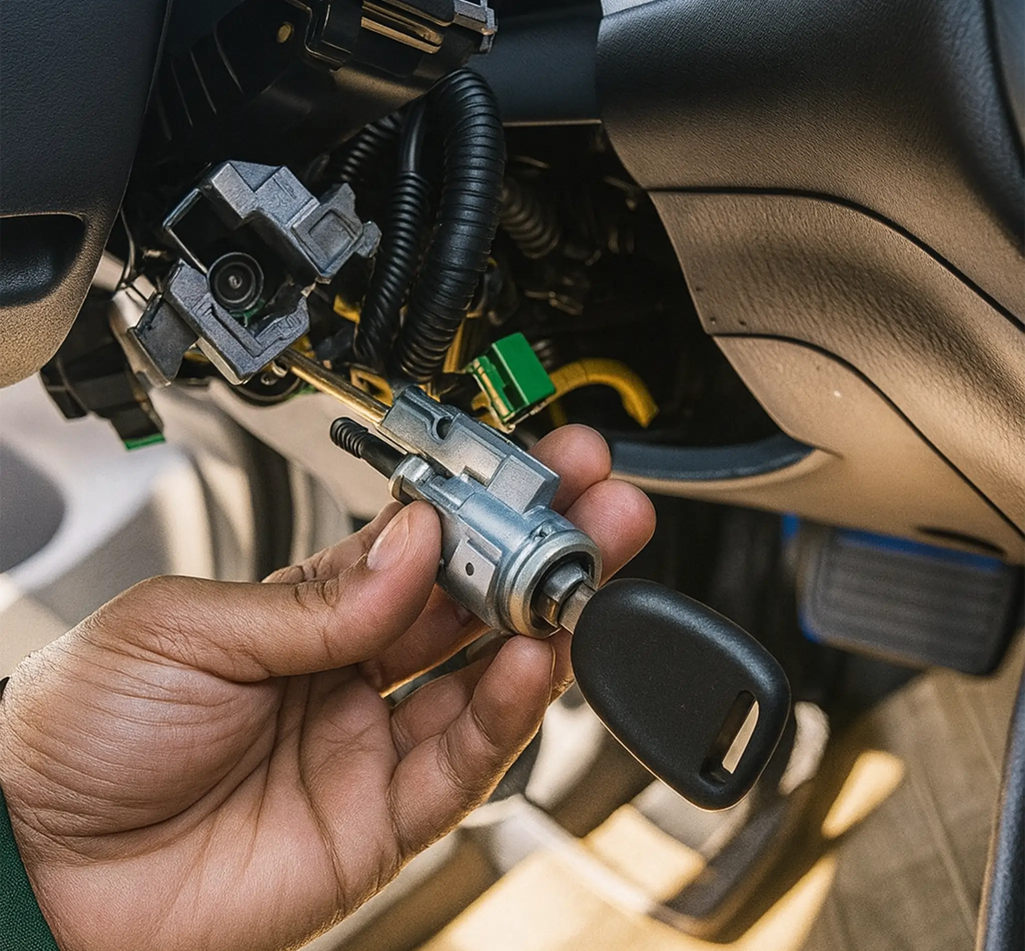 Stuck Key Removal & Lock Repair – Locksmith Of Kirkland Emergency Services Locksmith Of Kirkland technician removing a stuck key from a door lock in Kirkland WA