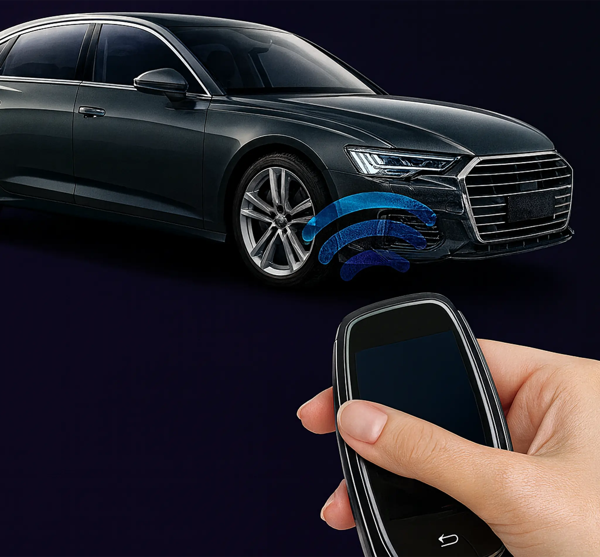 Smart Car Key Programming & Replacement – Locksmith Of Kirkland Locksmith Of Kirkland technician programming a smart key for a modern vehicle in Kirkland WA