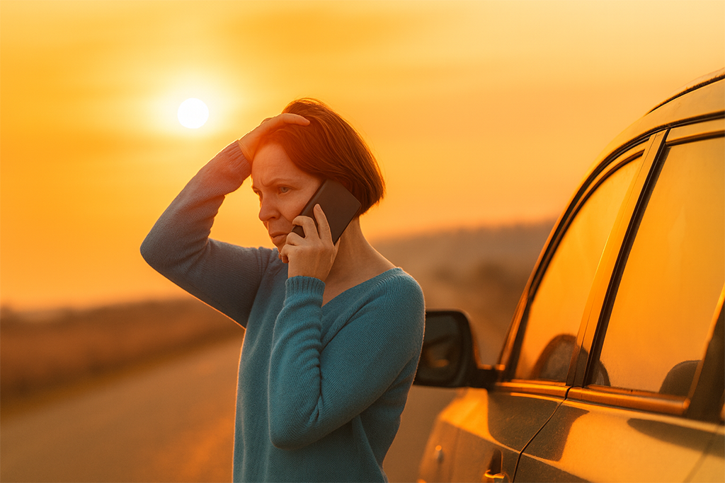 Lost Car Key? Get Roadside Help Fast – Locksmith Of Kirkland Driver stuck on the road after losing car keys, assisted by Locksmith Of Kirkland